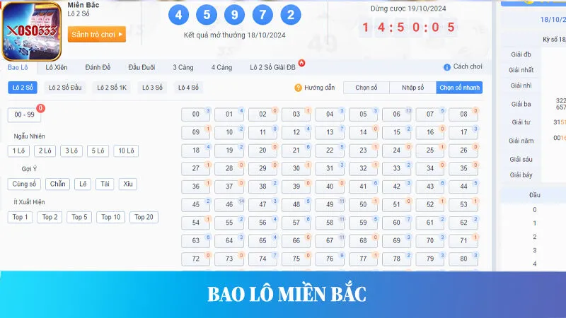 Cách bao lô miền Bắc