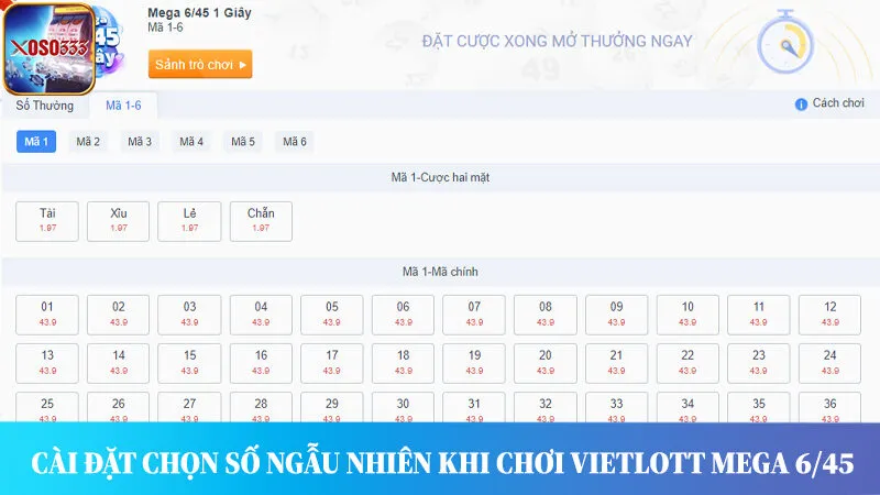 Chọn tính năng “Chọn số ngẫu nhiên” giúp bạn tiết kiệm thời gian cũng như công sức