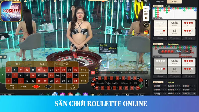 Sân chơi cá cược kịch tính Roulette online.