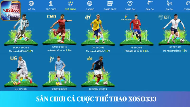 Xoso333 nhà cái cá cược hàng đầu hiện nay