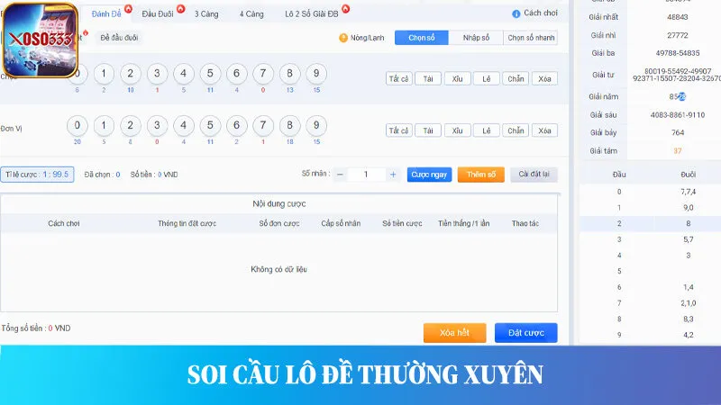 Phải soi cầu trả thưởng để có nhận định phù hợp