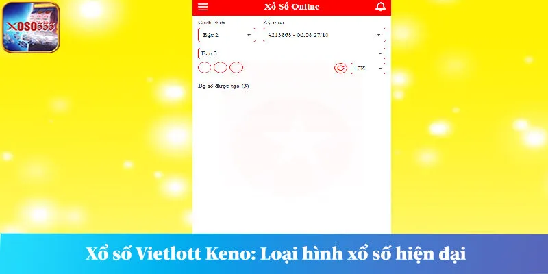 Xổ số Vietlott Keno: Loại hình xổ số hiện đại với tần suất quay số nhanh chóng