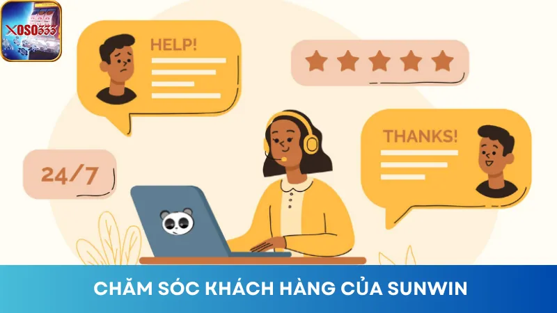 Đội ngũ chăm sóc khách hàng của nhà cái Sunwin chuyên nghiệp