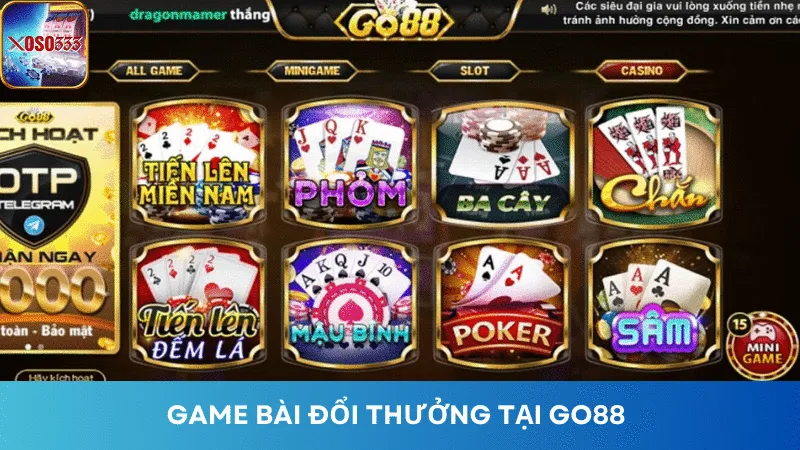 Game bài đổi thưởng là thể loại mà bạn không nên bỏ qua